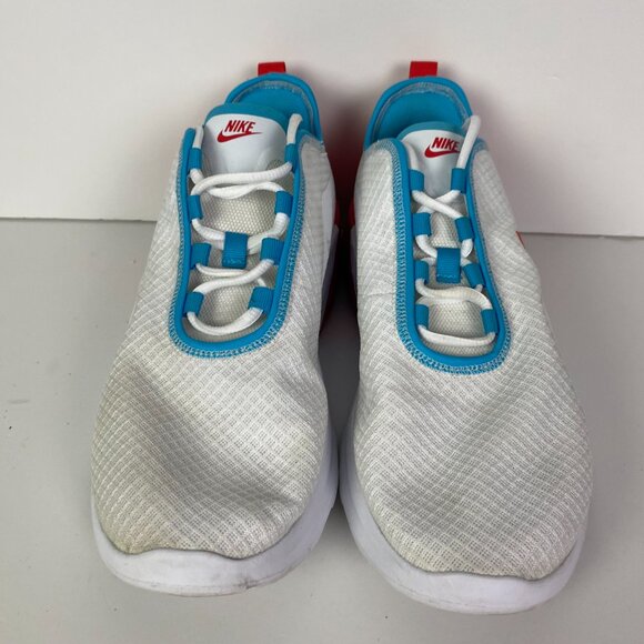Nike Air Max Motion 2 Women's 10 White Blue Fury Running Shoes Sneakers - Picture 4 of 13